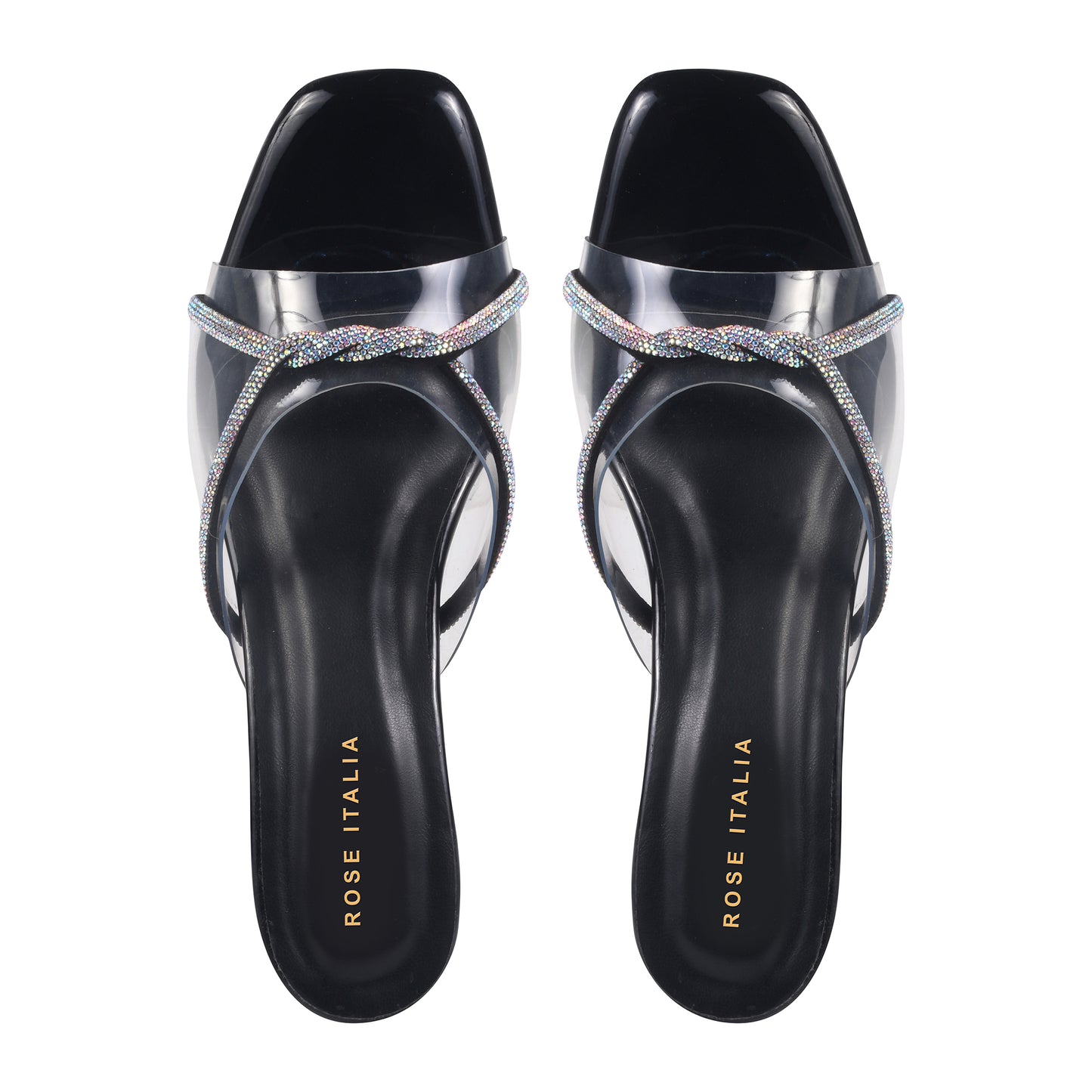 Crystal Knot Elegance Heels