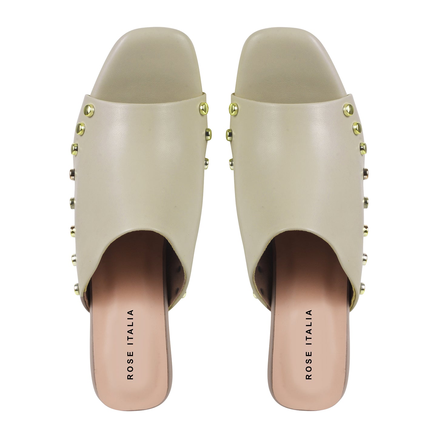 Studded Elegance Mules