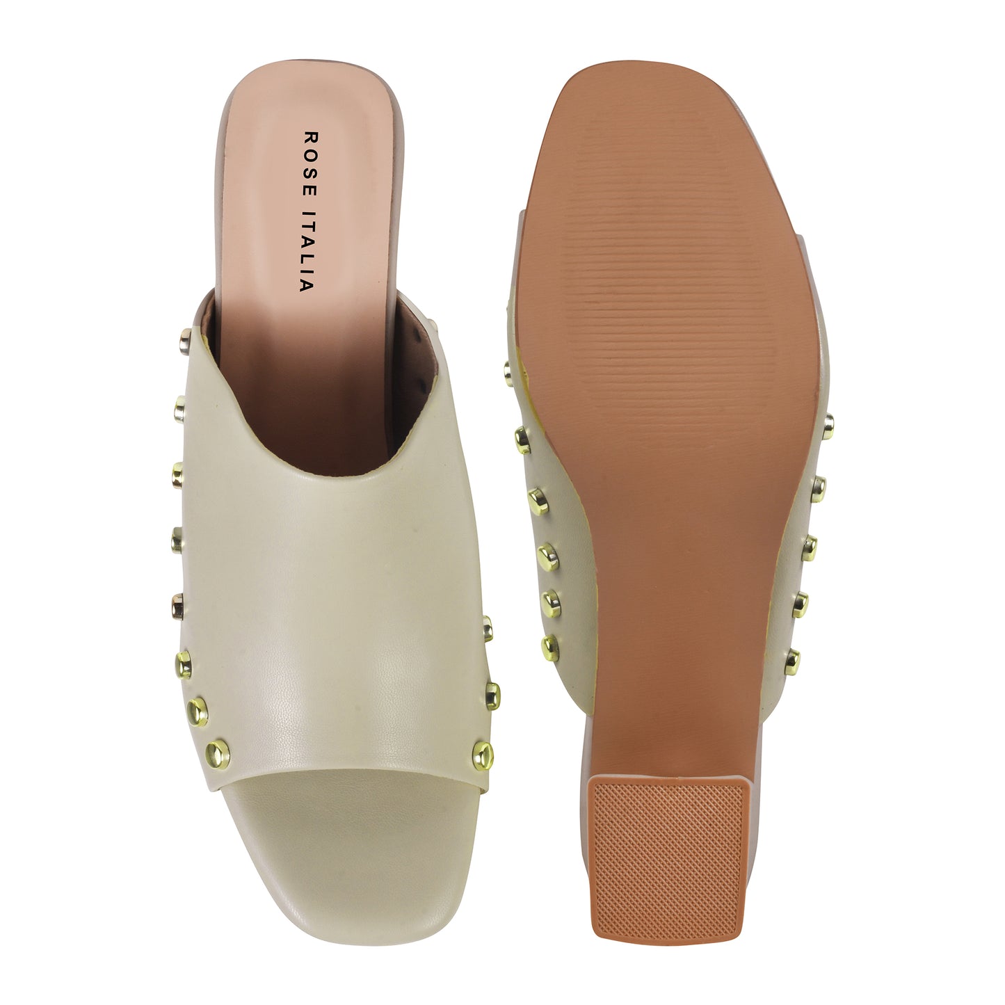 Studded Elegance Mules