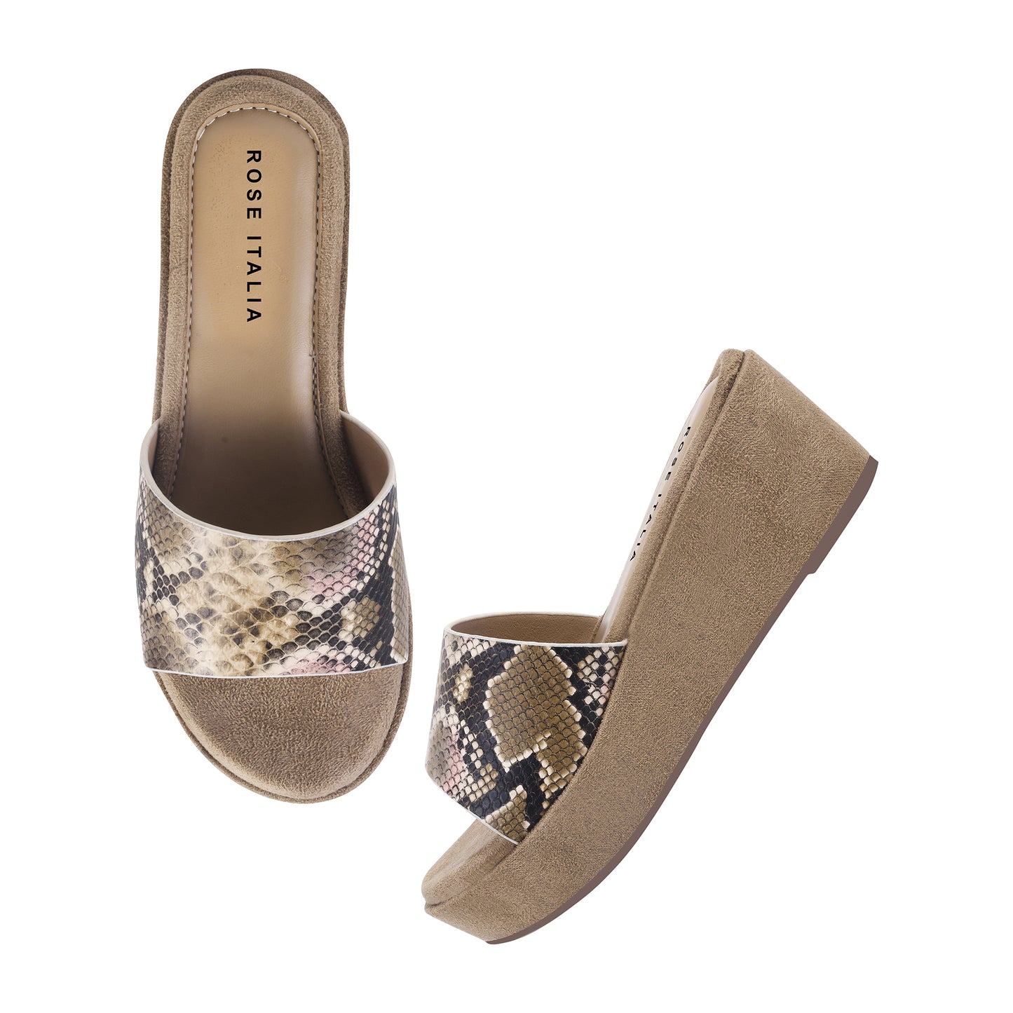 Python Chic Wedges