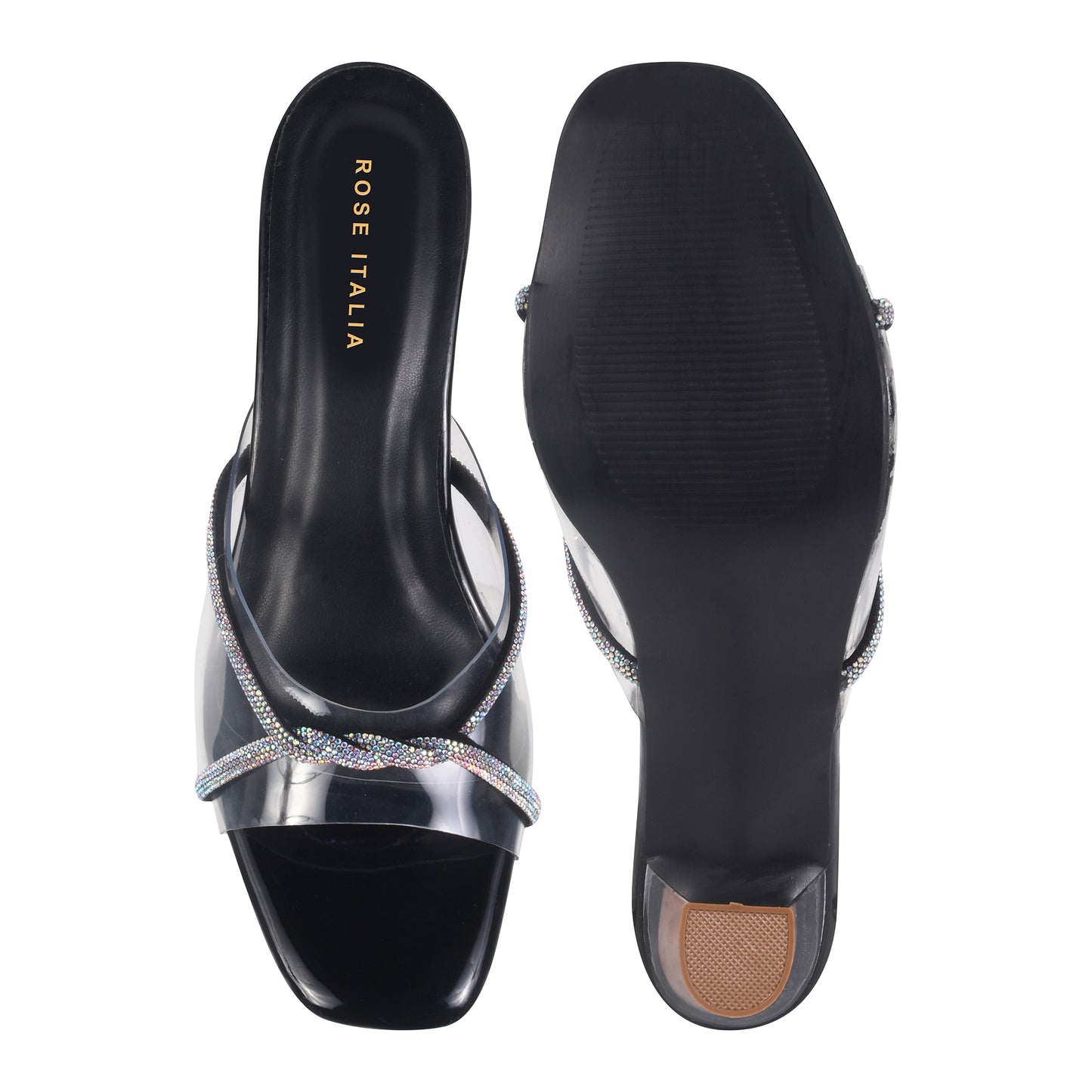 Crystal Knot Elegance Heels