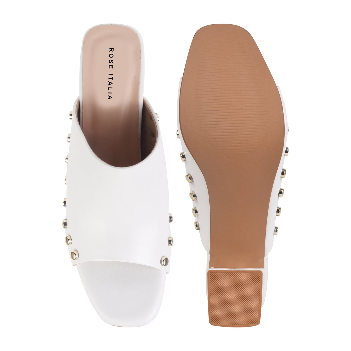 Studded Elegance Mules