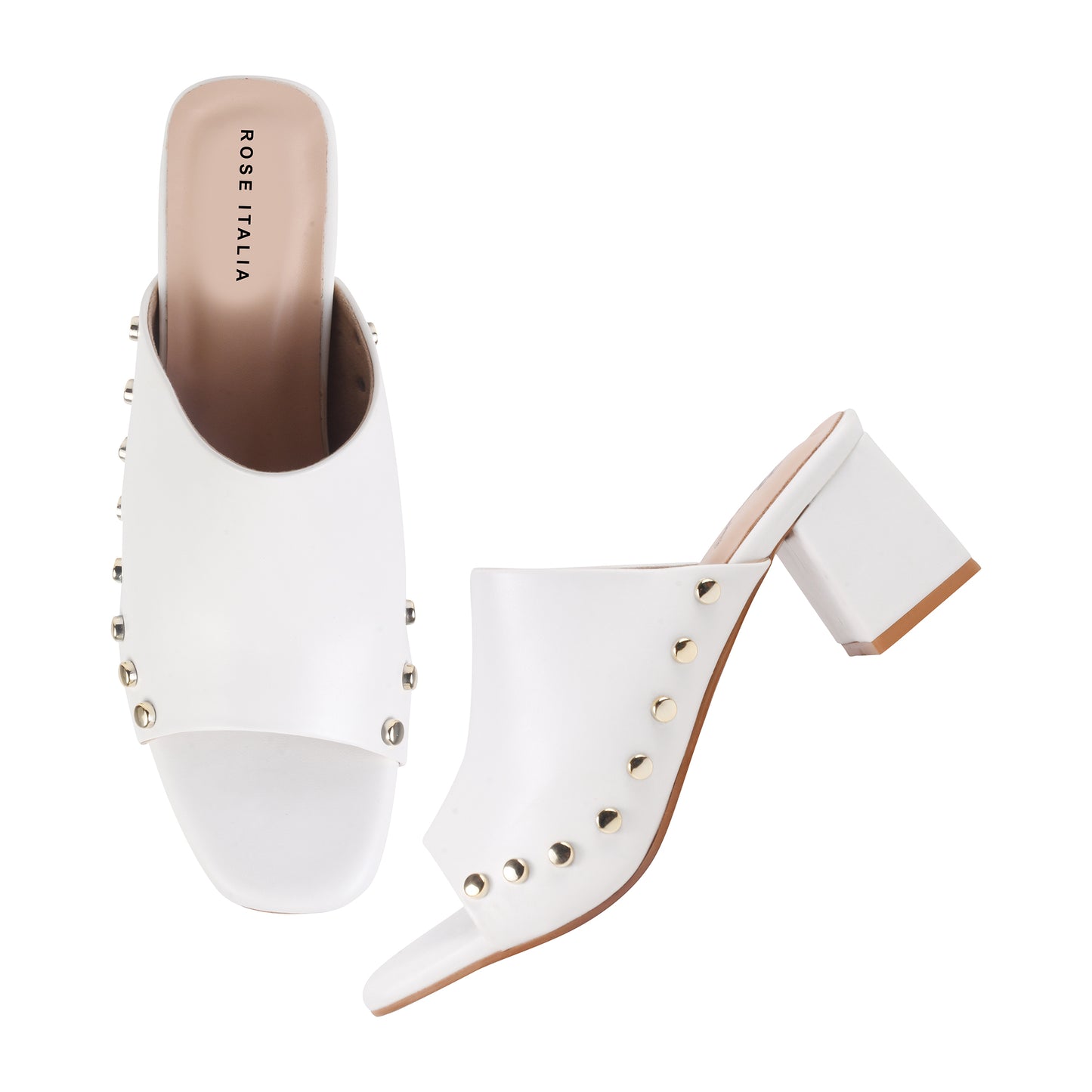 Studded Elegance Mules