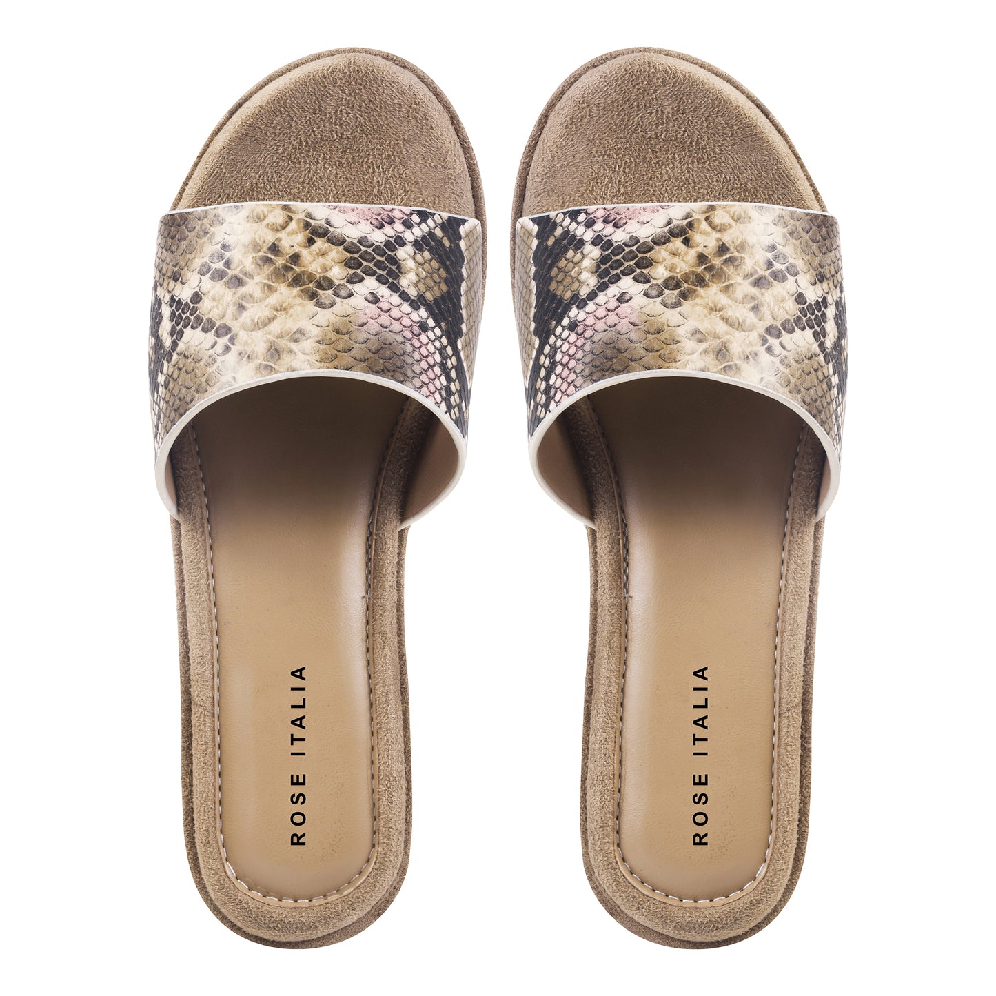 Python Chic Wedges