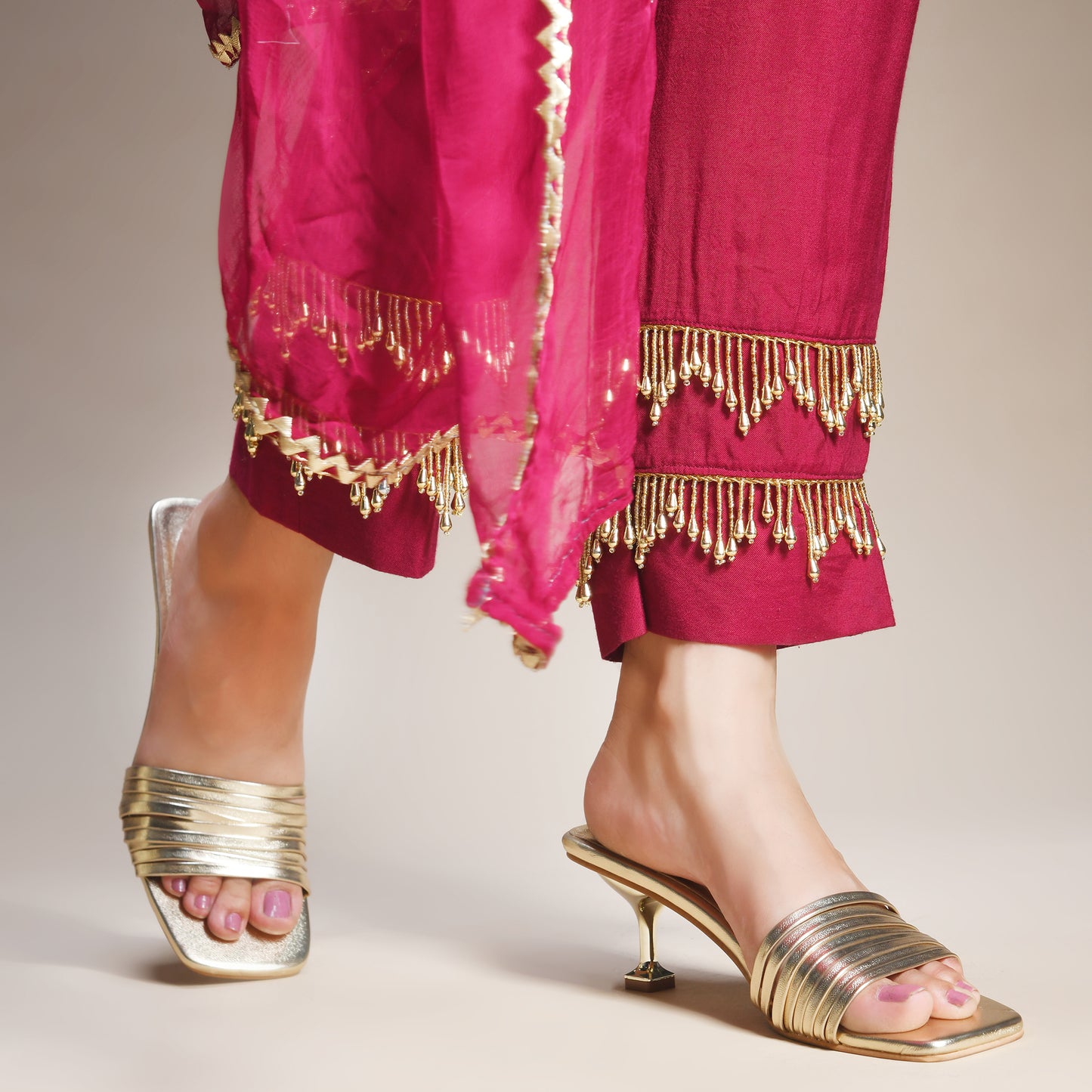 Lustre Layer Mules