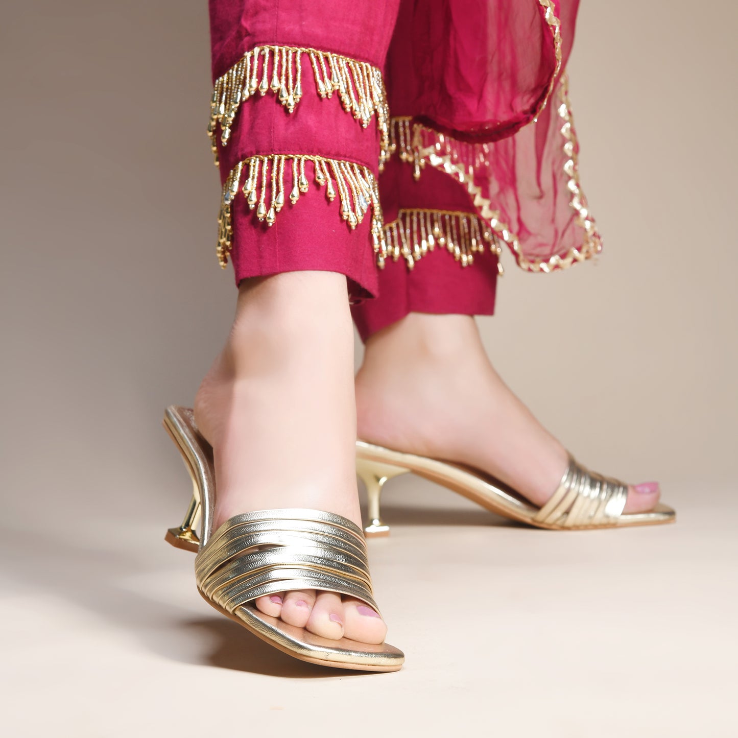 Lustre Layer Mules