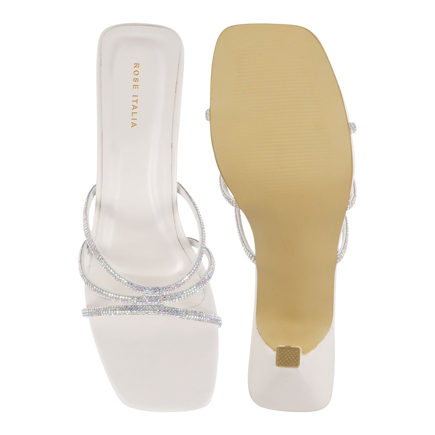 Midnight Glam Crystal Slip-ons