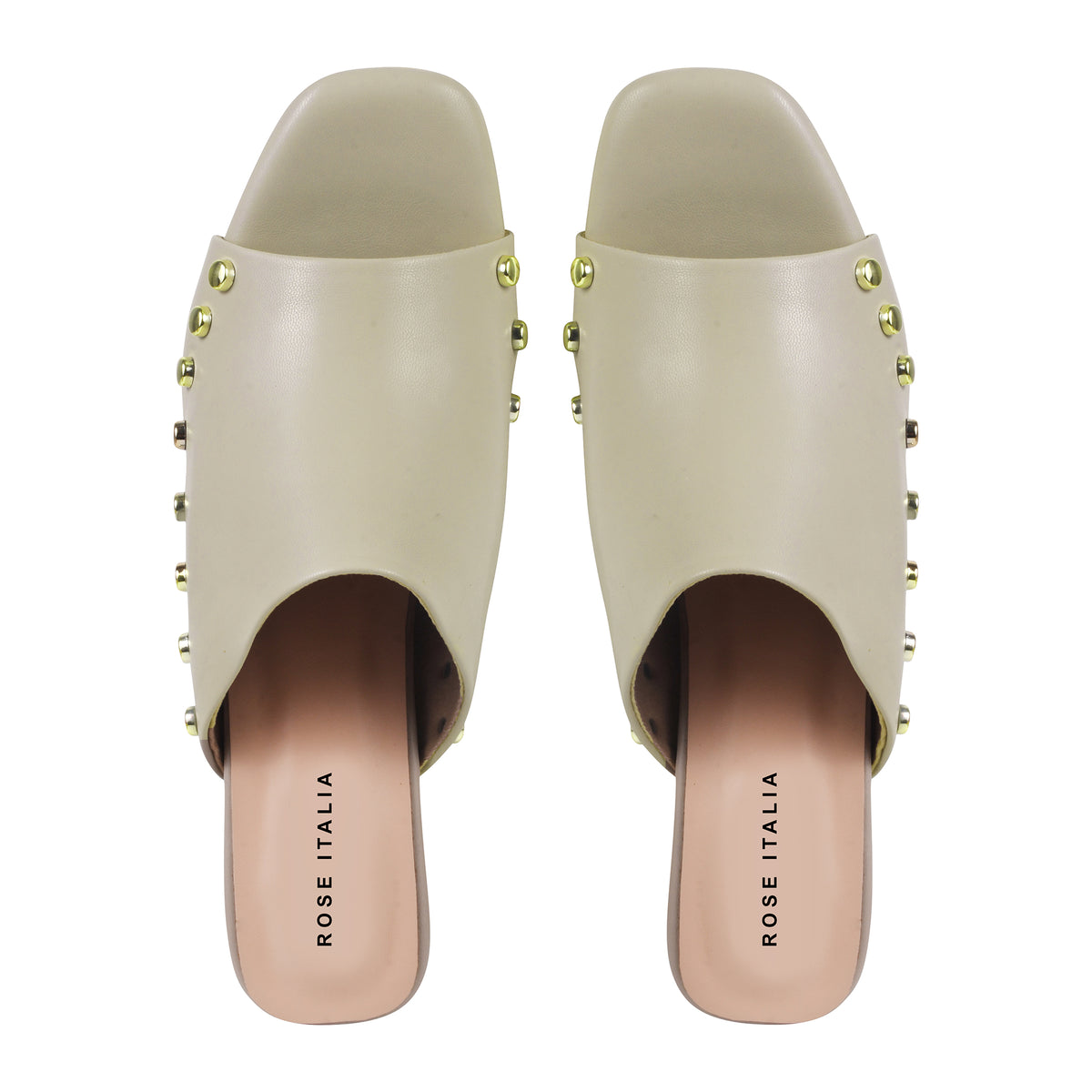 Studded Elegance Mules