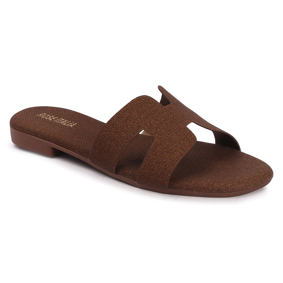 Rose Italia Slip-on Flat Sandals