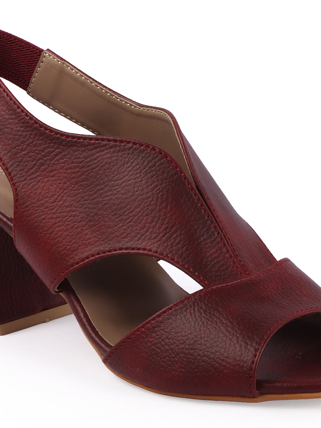 Rose Italia Crossover Strap Block Heel Slingbacks