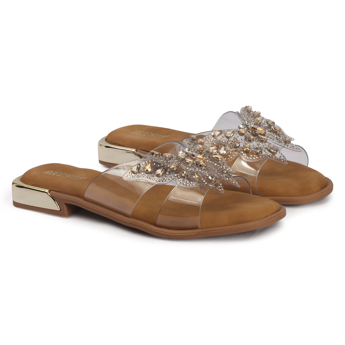 Butterfly Inspired Slip-on Flat Sandals