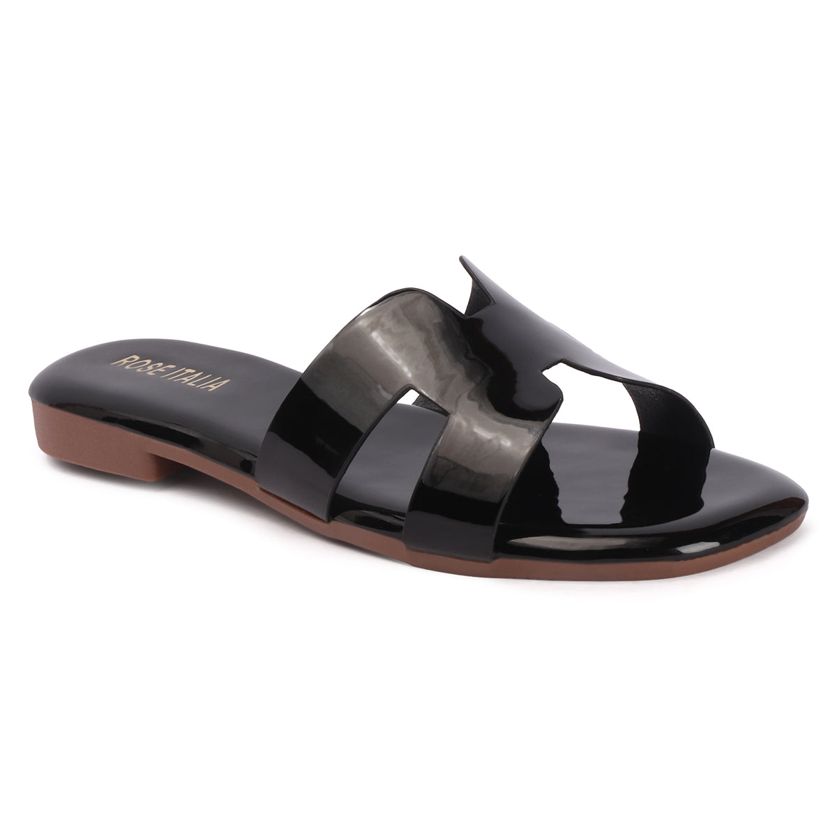 Rose Italia Slip-on Flat Sandals