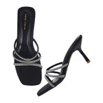 Midnight Glam Crystal Slip-ons