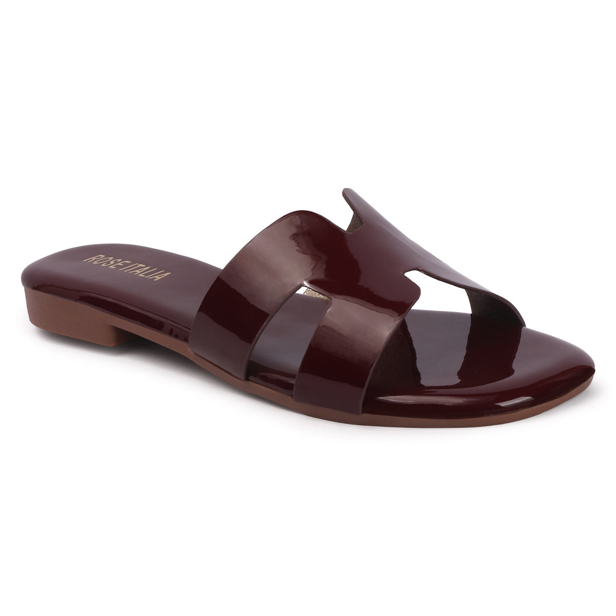 Rose Italia Slip-on Flat Sandals