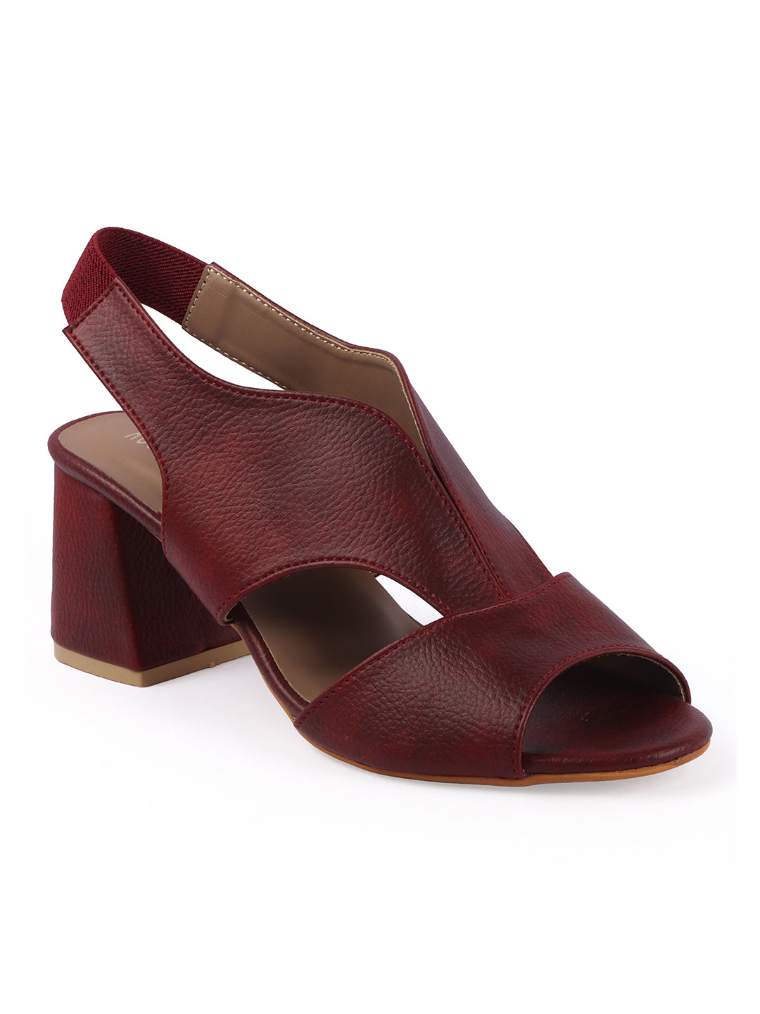 Rose Italia Crossover Strap Block Heel Slingbacks