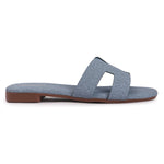 Rose Italia Slip-on Flat Sandals