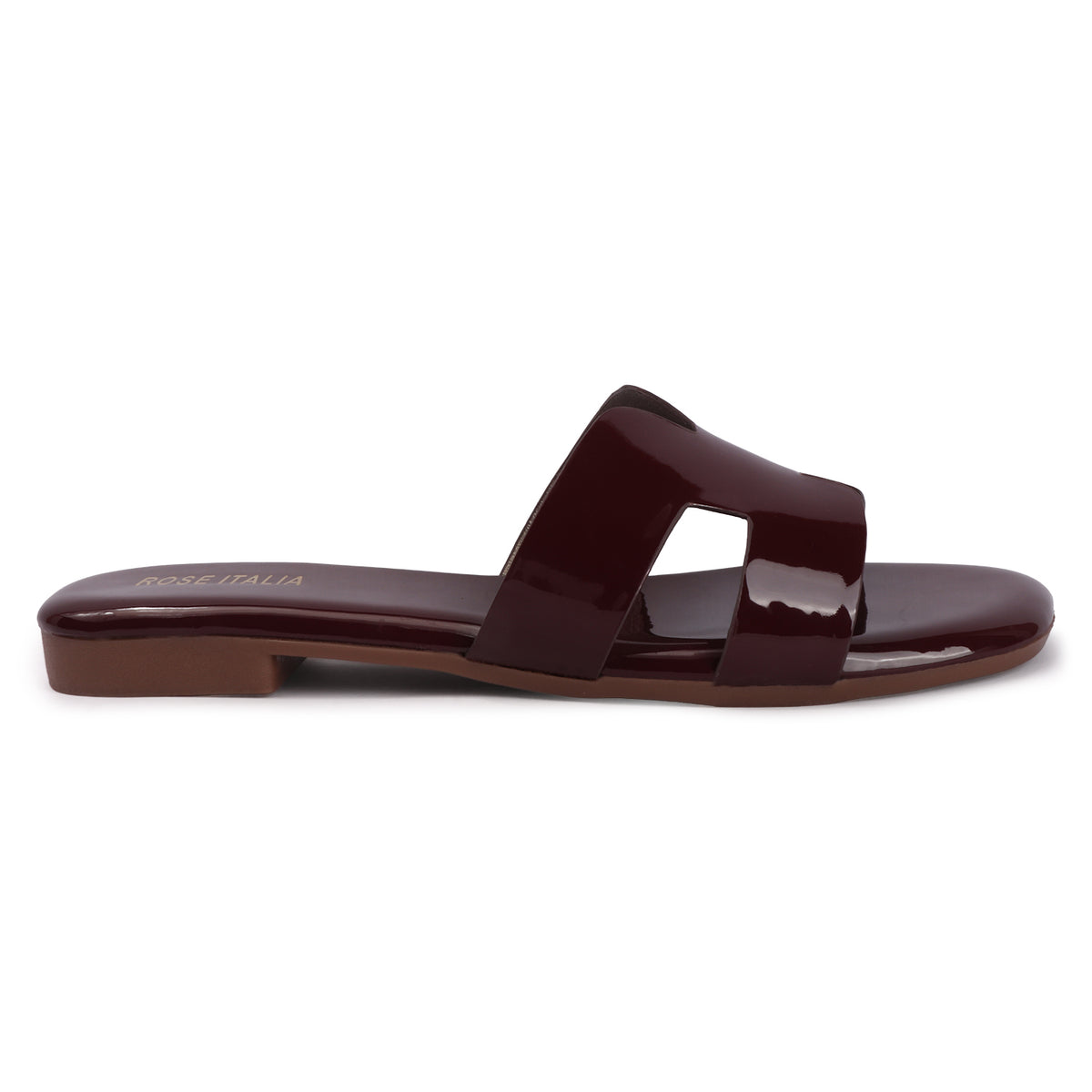 Rose Italia Slip-on Flat Sandals