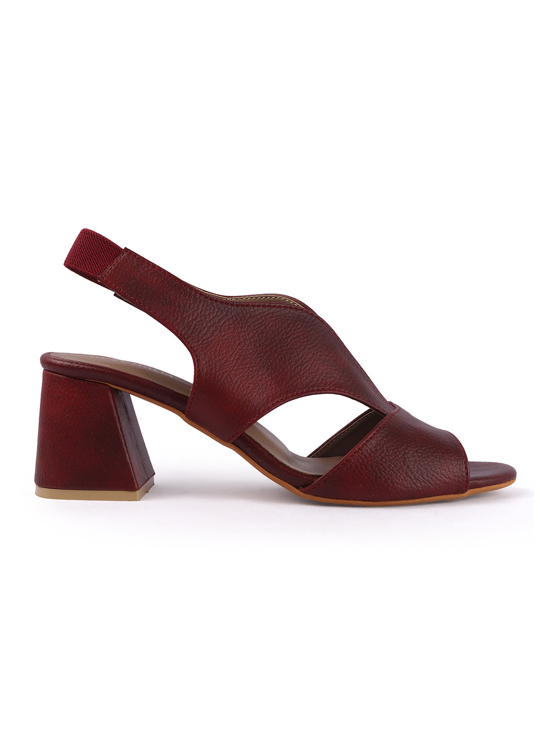 Rose Italia Crossover Strap Block Heel Slingbacks
