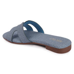 Rose Italia Slip-on Flat Sandals