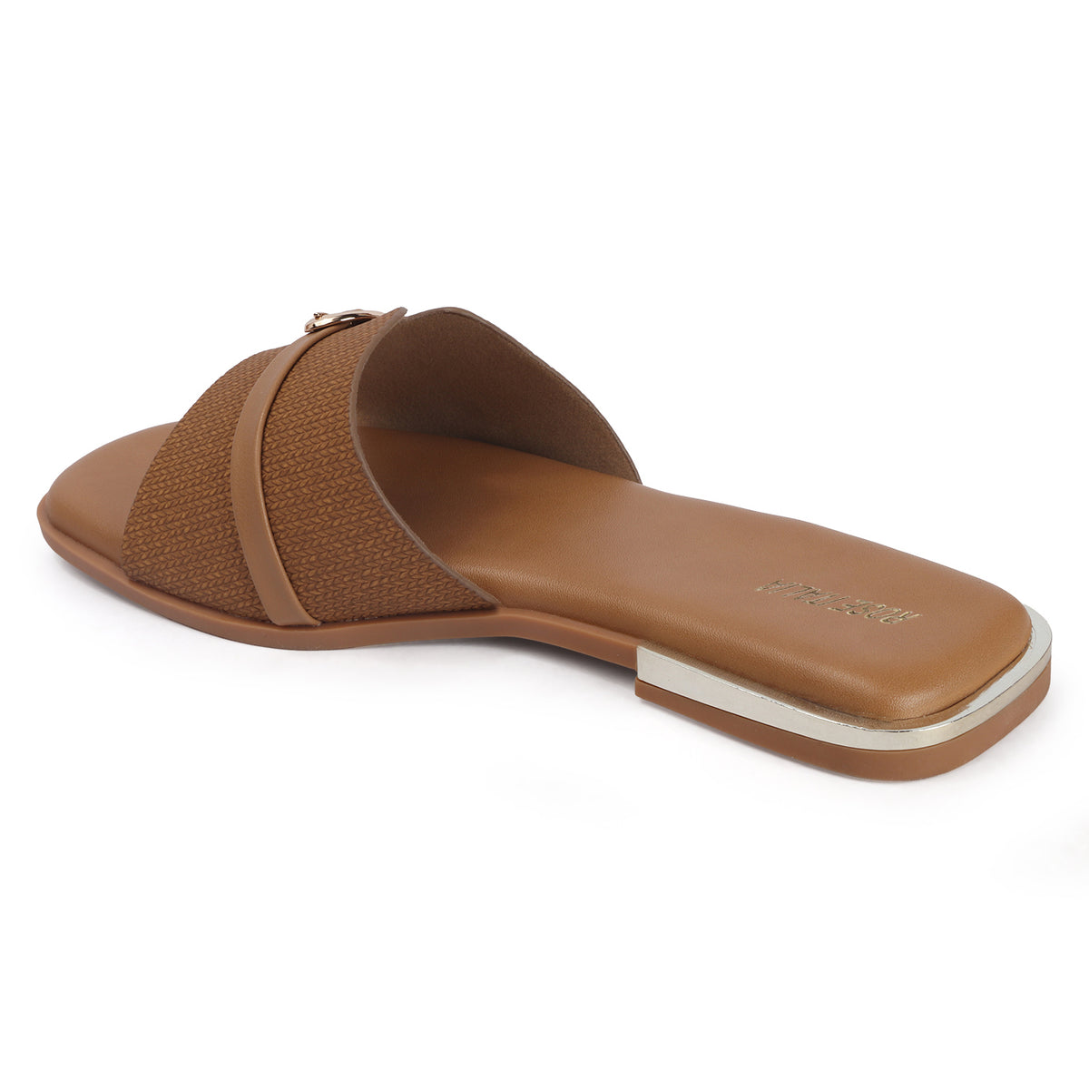 Open-Toe Slip-on Flat Sandals