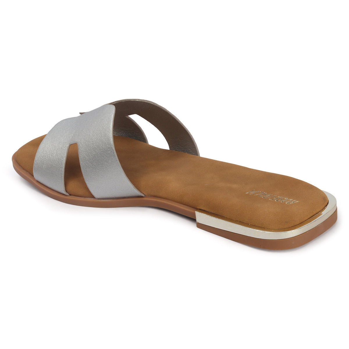 H-cut Slip-on Flat Sandals