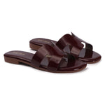Rose Italia Slip-on Flat Sandals