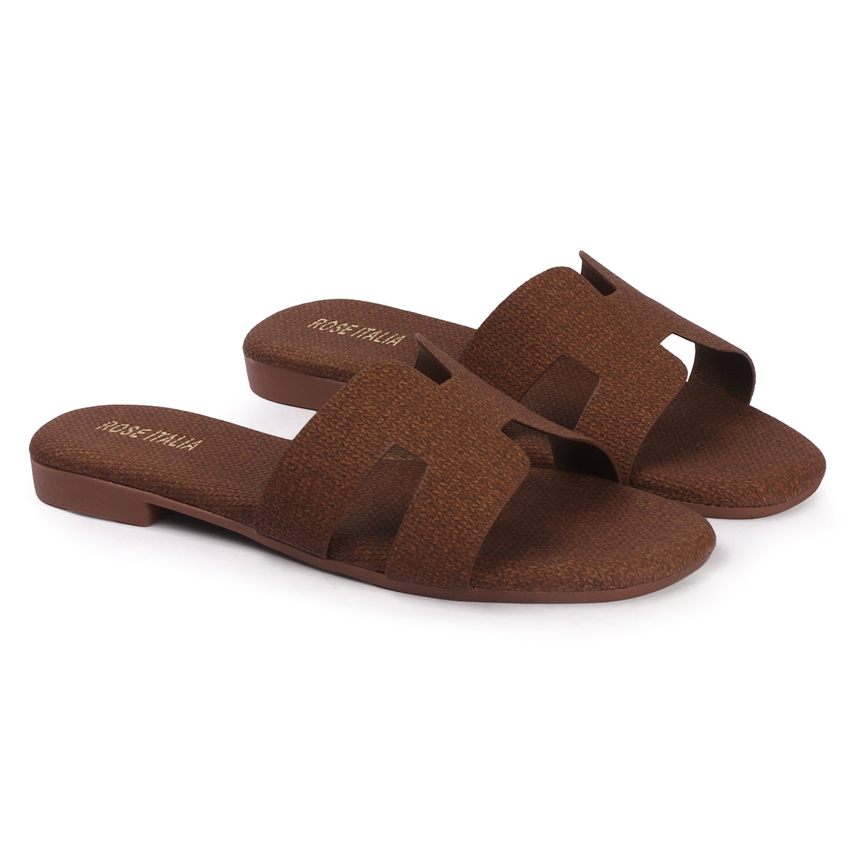 Rose Italia Slip-on Flat Sandals