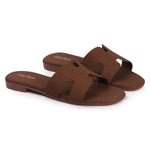 Rose Italia Slip-on Flat Sandals