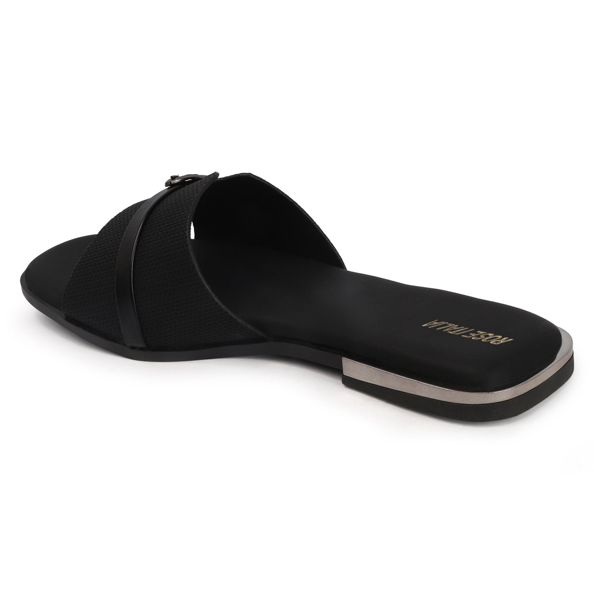Open-Toe Slip-on Flat Sandals