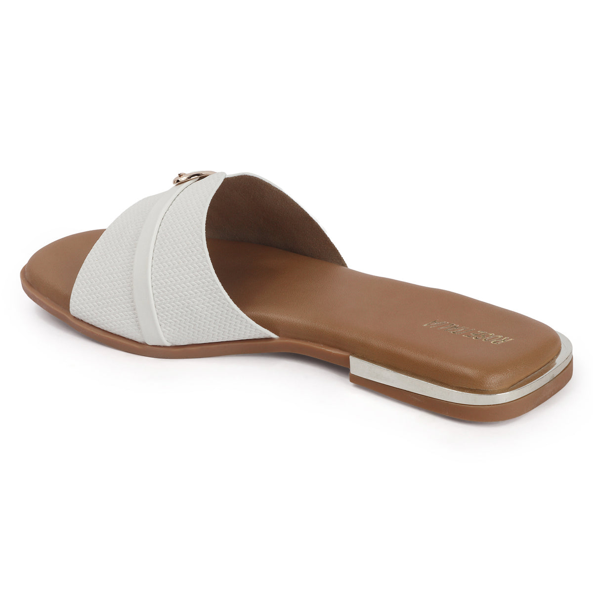 Open-Toe Slip-on Flat Sandals