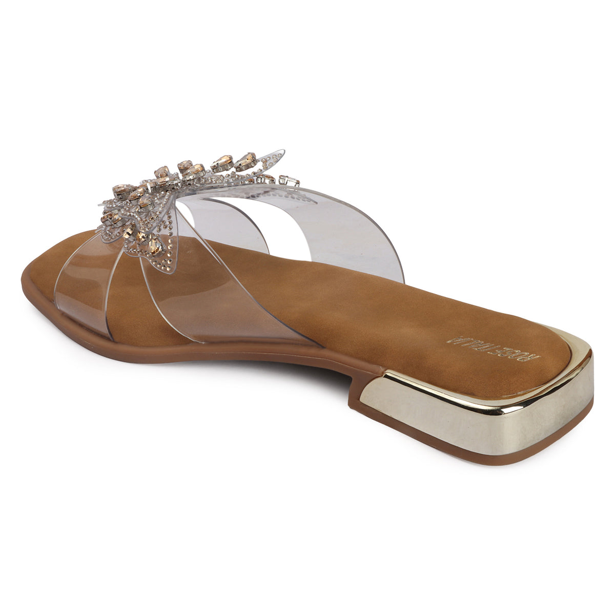 Butterfly Inspired Slip-on Flat Sandals