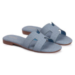 Rose Italia Slip-on Flat Sandals