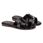 Rose Italia Slip-on Flat Sandals