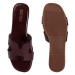Rose Italia Slip-on Flat Sandals