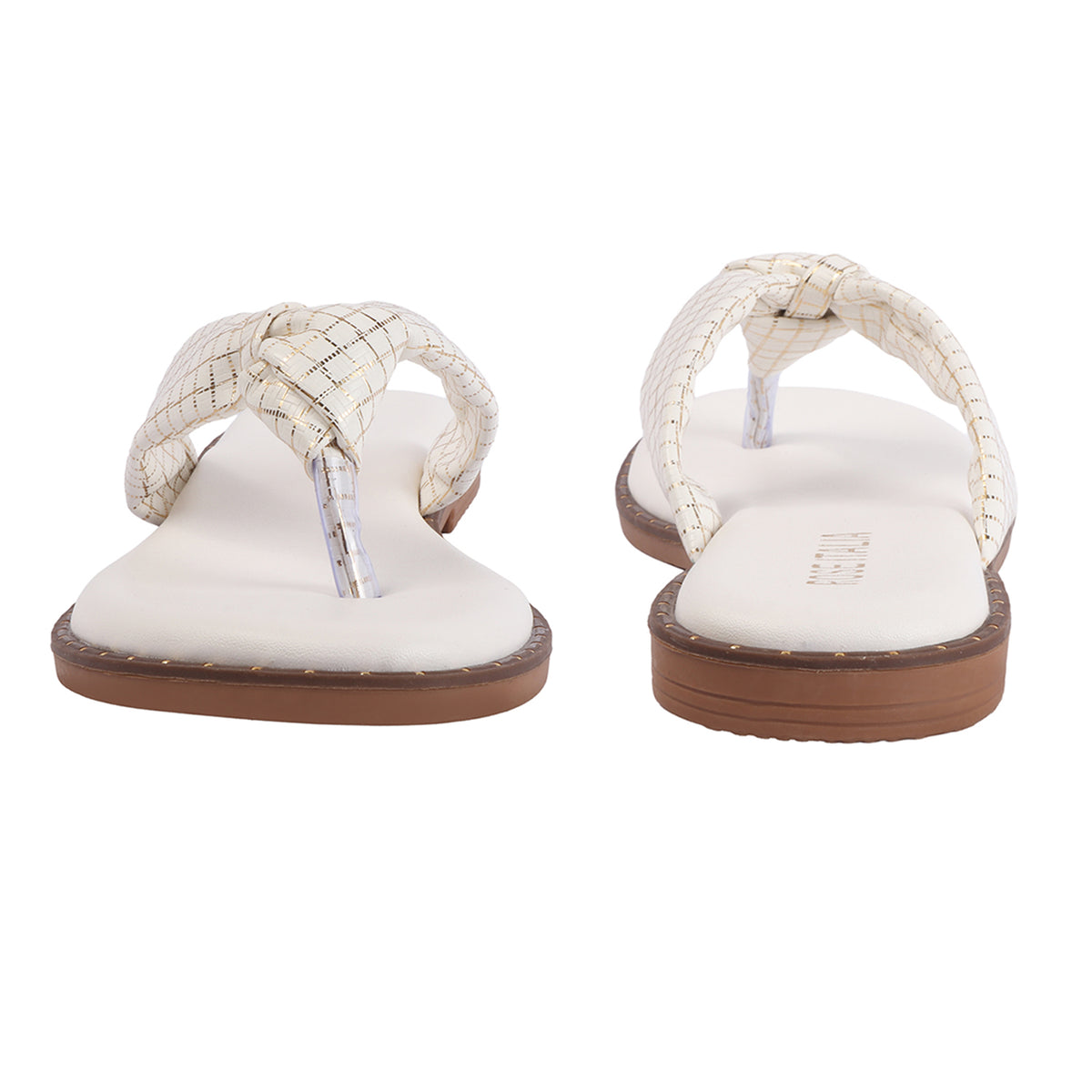Rose Italia Knotted toe-ring Slip-on Flat Sandals