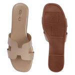 Rose Italia Slip-on Flat Sandals