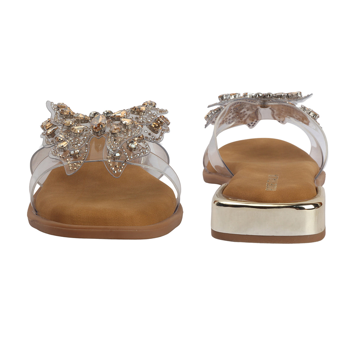 Butterfly Inspired Slip-on Flat Sandals