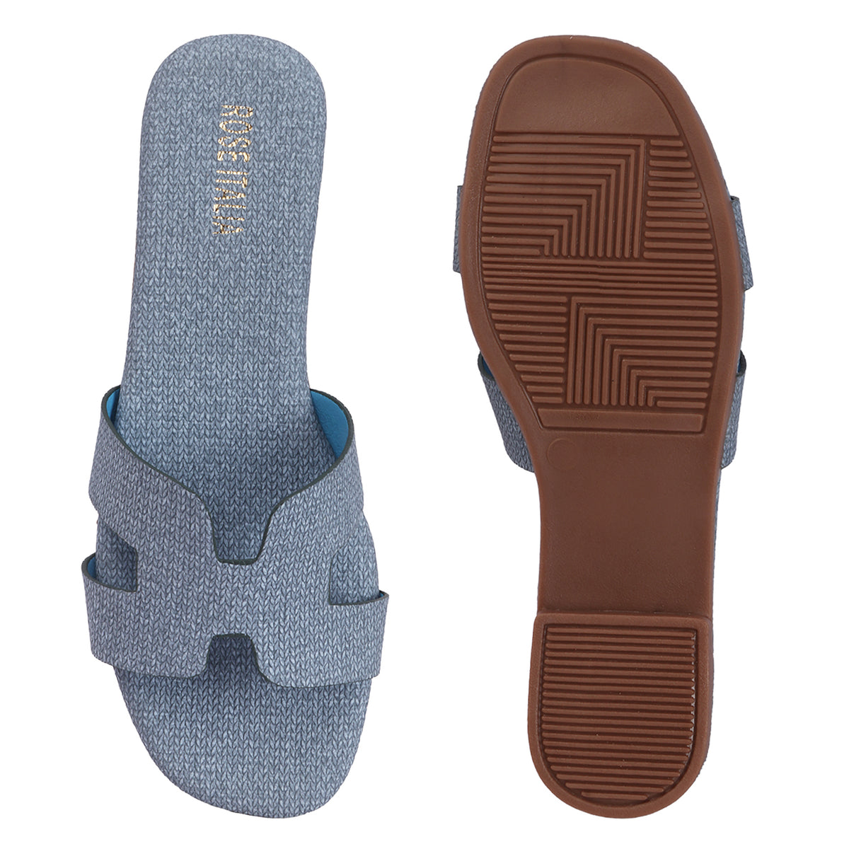 Rose Italia Slip-on Flat Sandals