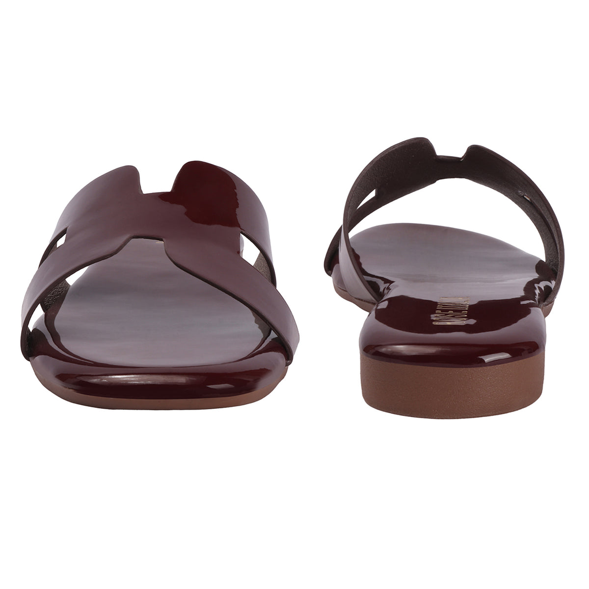 Rose Italia Slip-on Flat Sandals