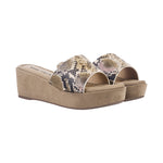 Python Chic Wedges