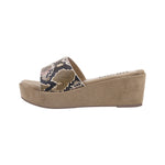 Python Chic Wedges