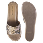 Python Chic Wedges