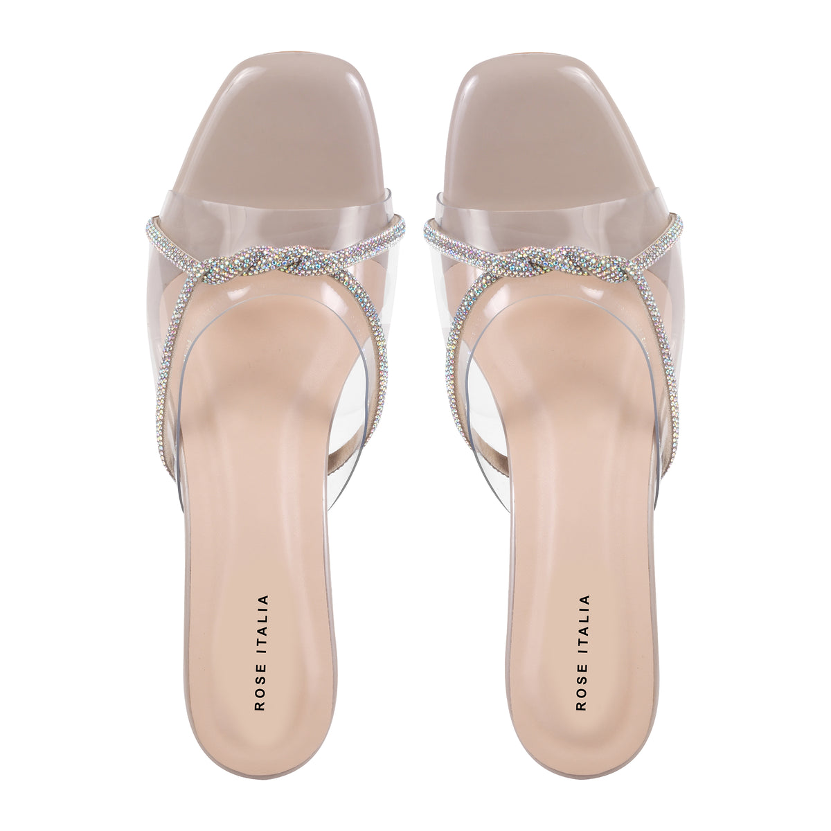 Crystal Knot Elegance Heels