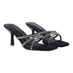Midnight Glam Crystal Slip-ons