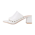 Studded Elegance Mules