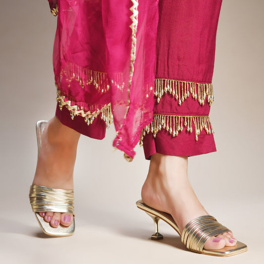 Lustre Layer Mules