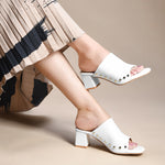 Studded Elegance Mules