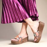 Python Chic Wedges