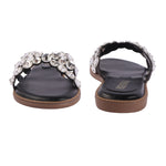 Rose Italia Embellished Flat Sandals