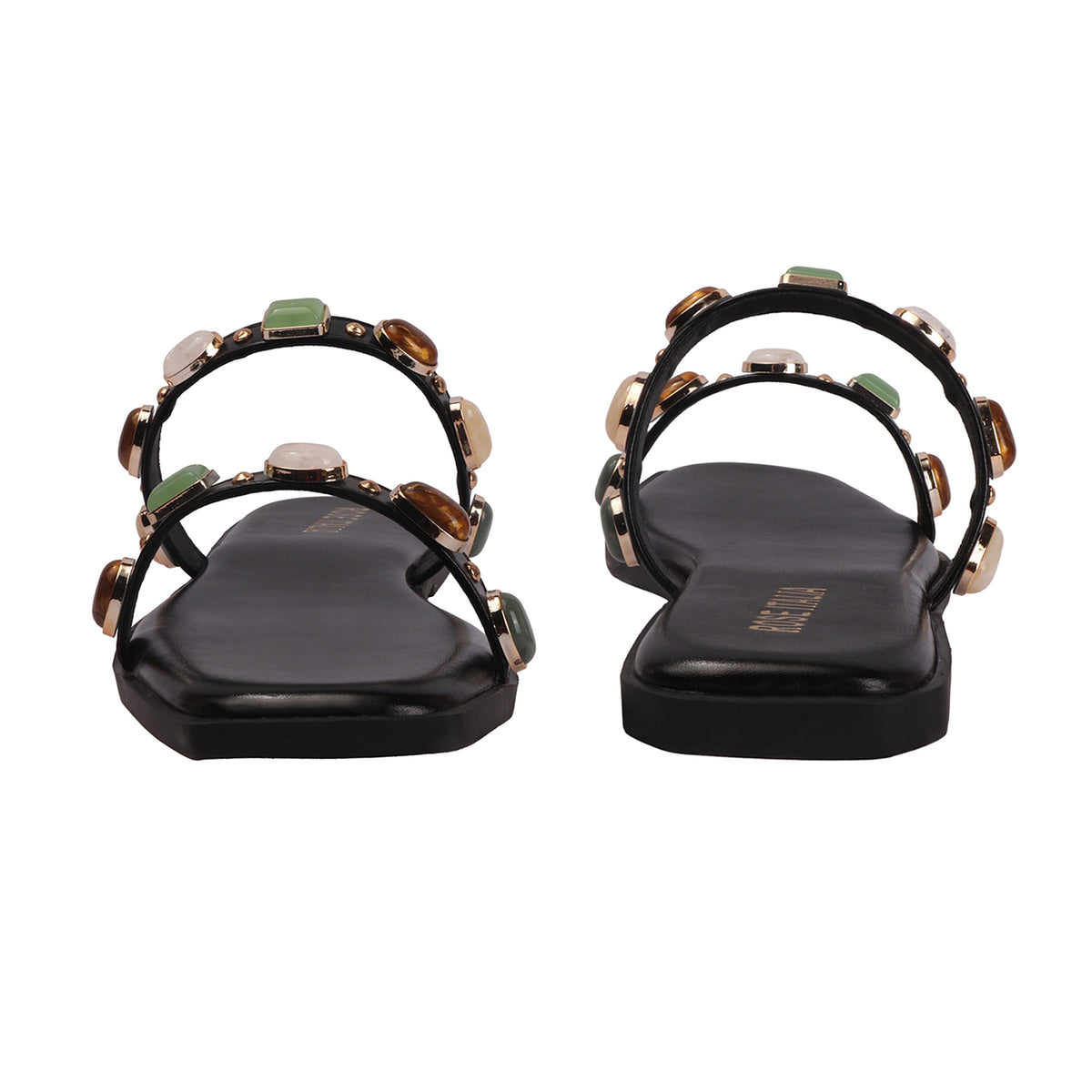 Rose Italia Slip-on Flat Sandals